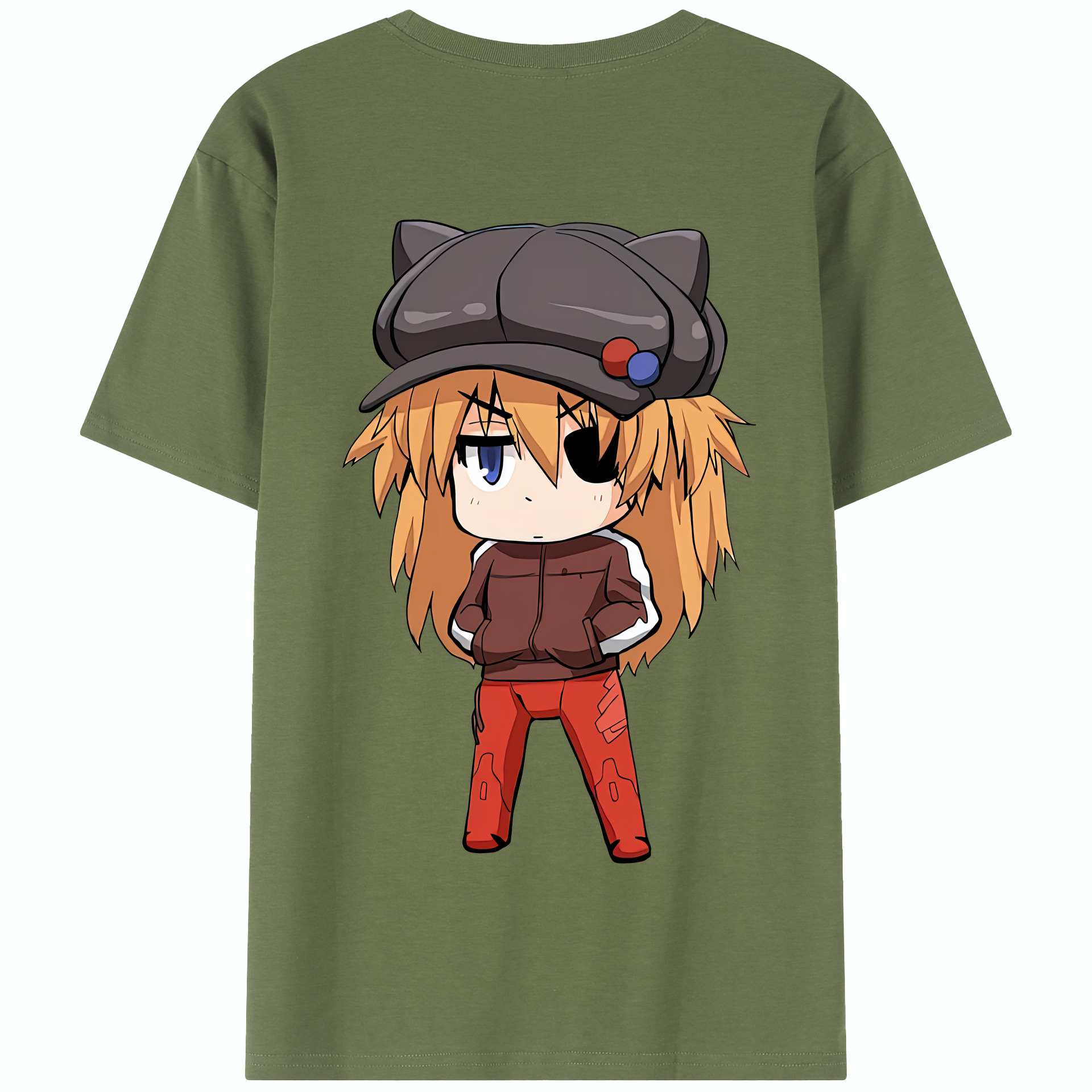 （画像用） EVA 新世紀エヴァンゲリオン 綿100％半袖Tシャツ（背面プリント）